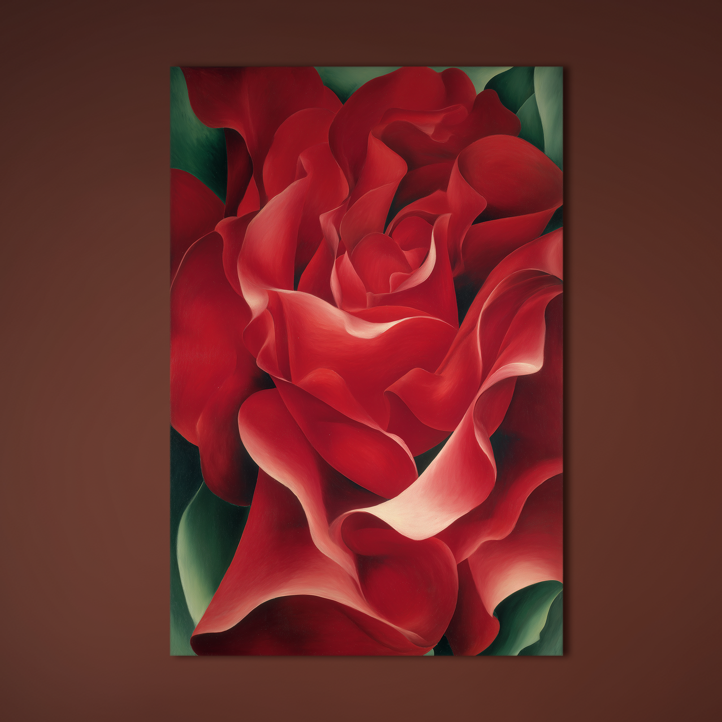 Deep Red Floral - BLZ VE05-2772